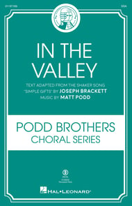 In the Valley SSA choral sheet music cover Thumbnail